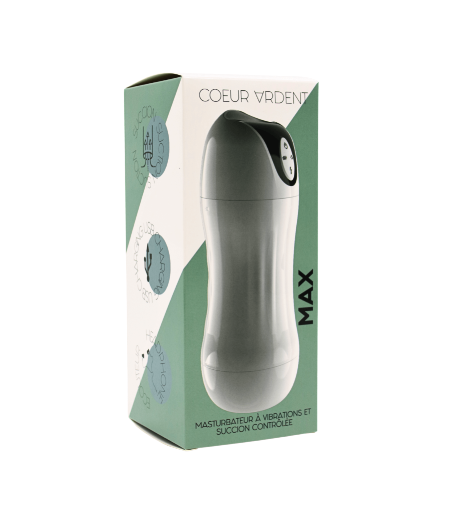 MAX – Masturbateur à Vibrations  Succion Contrôlée USB