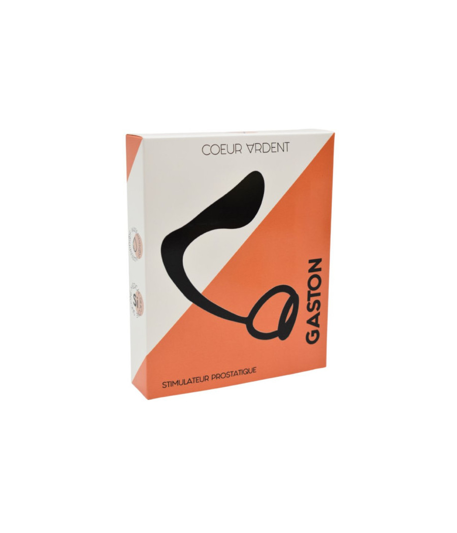 GASTON, Stimulateur Prostatique dans un silicone doux et lisse 