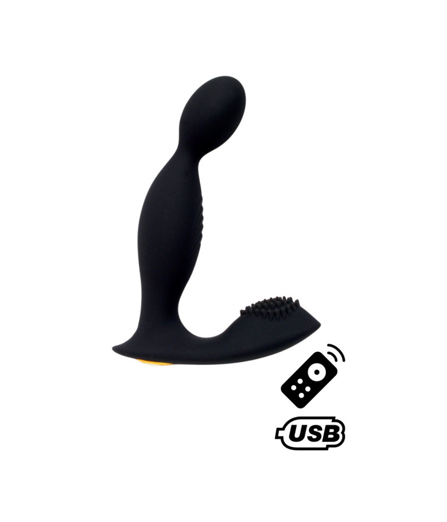 ELIOT, Stimulateur de prostate USB, avec télécommande, en silicone médical