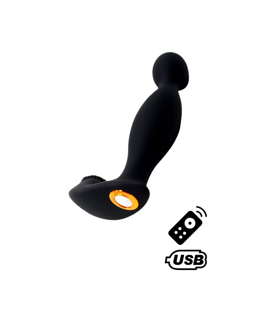 ELIOT, Stimulateur de prostate USB, avec télécommande, en silicone médical