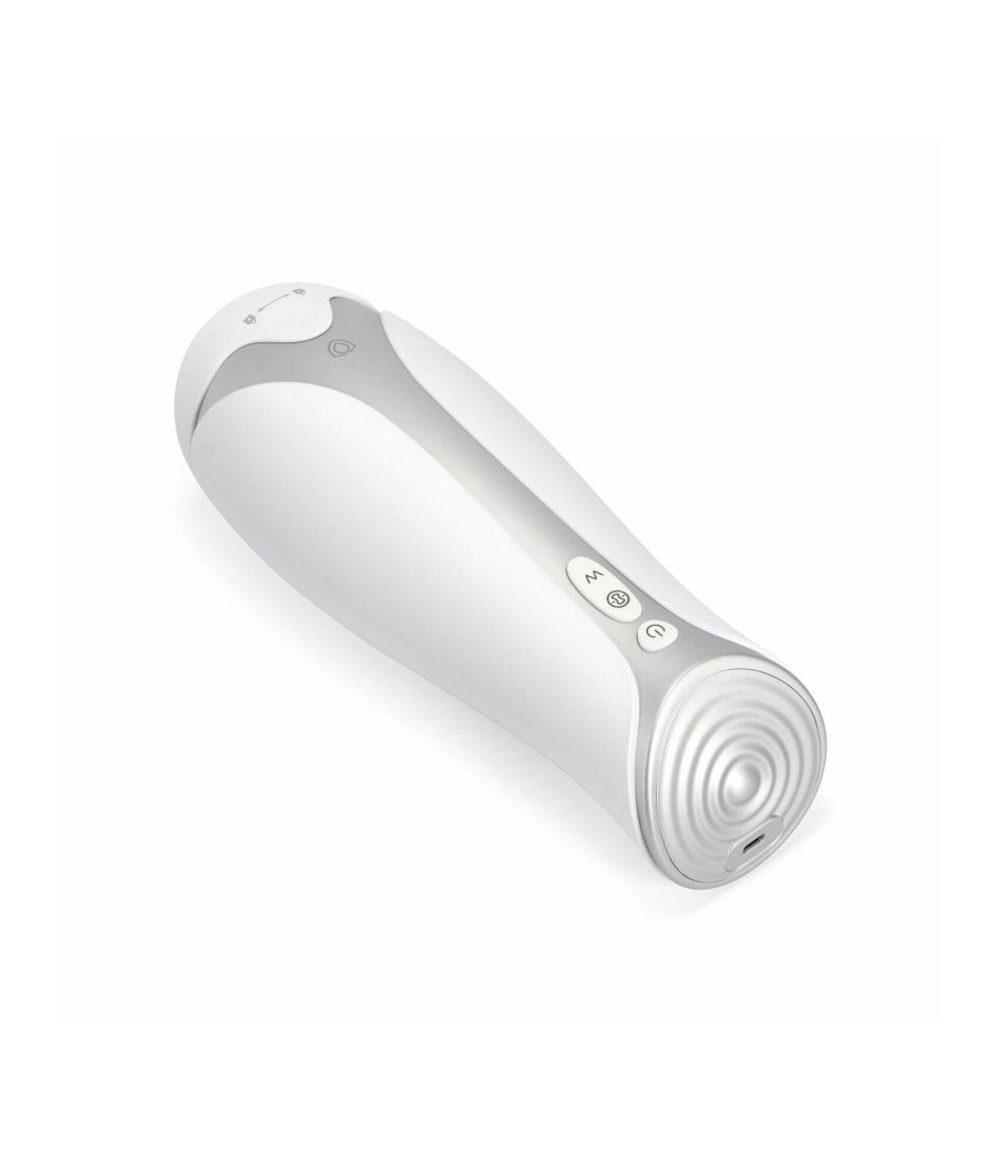 Albus masturbateur gonflable et aspirant - Blanc