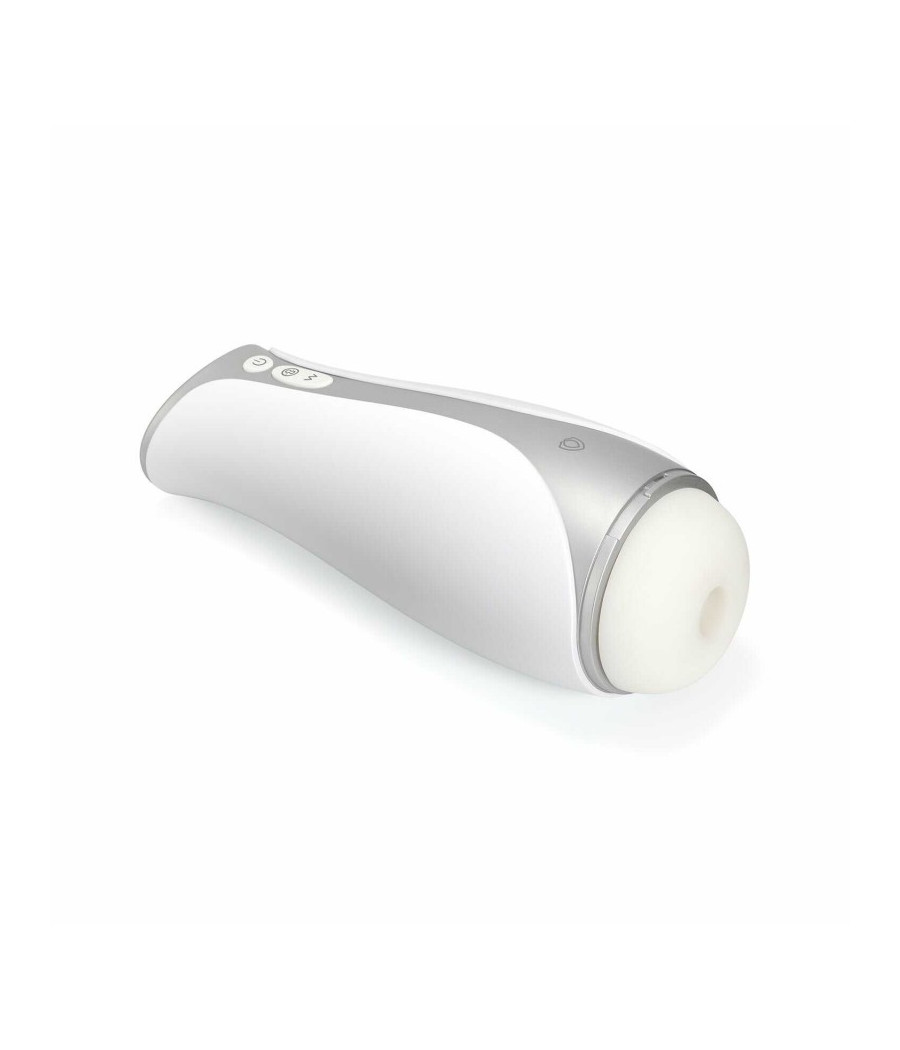 Albus masturbateur gonflable et aspirant - Blanc