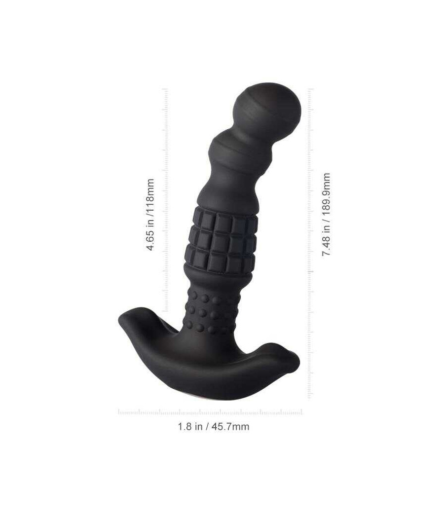 Pineapple Man - Masseur prostatique vibrant à billes roulantes - Noir