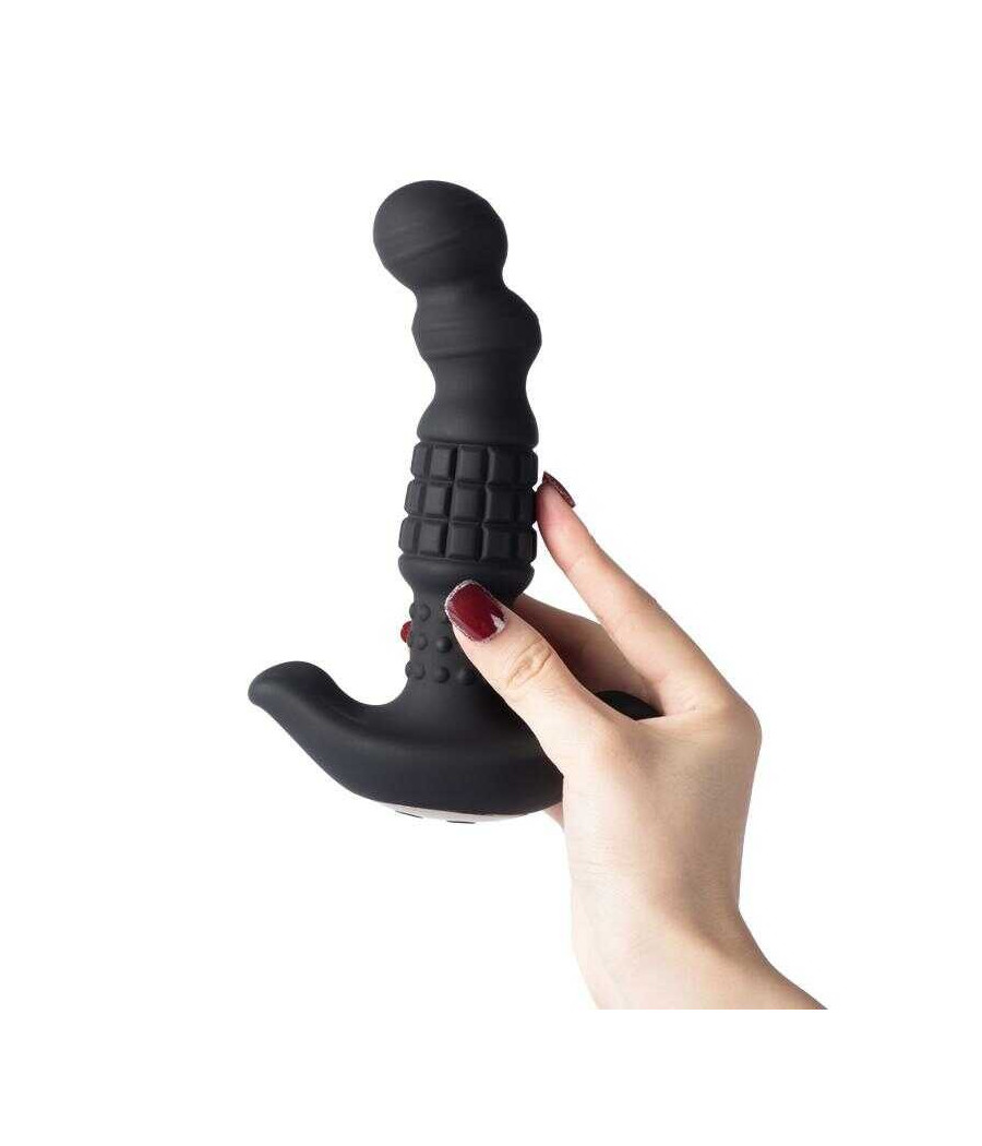 Pineapple Man - Masseur prostatique vibrant à billes roulantes - Noir