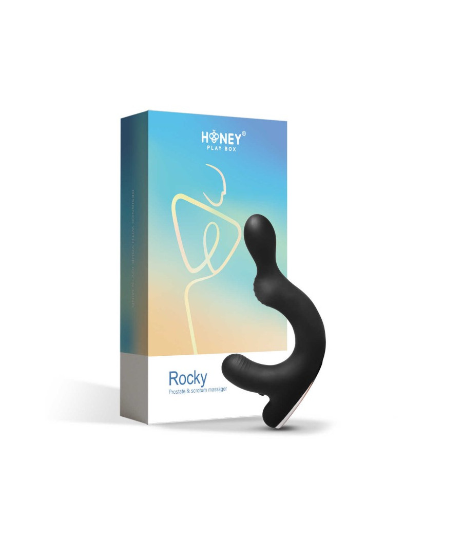 Rocky - vibromasseur pour la prostate et le scrotum - Noir