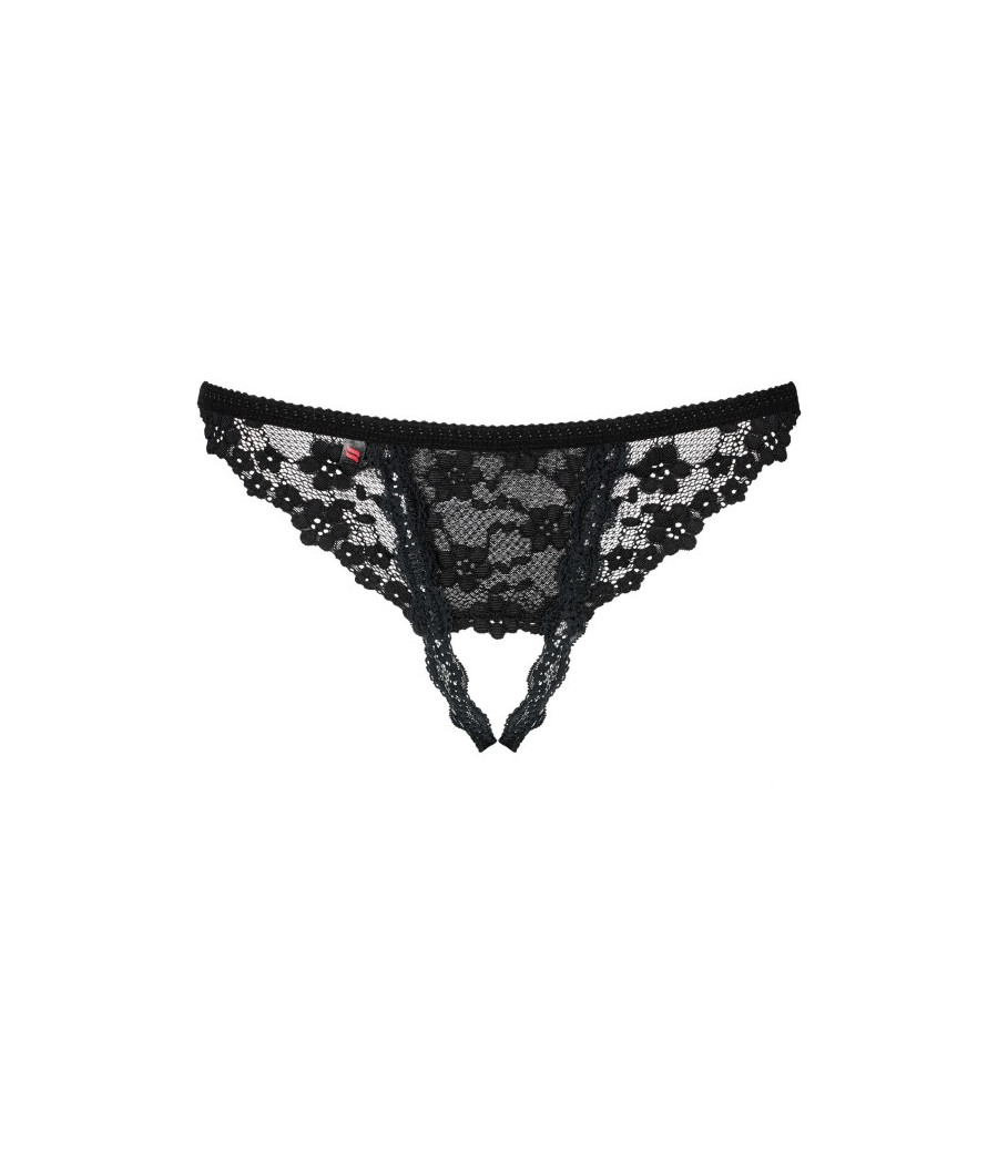 Letica String ouvert - Noir