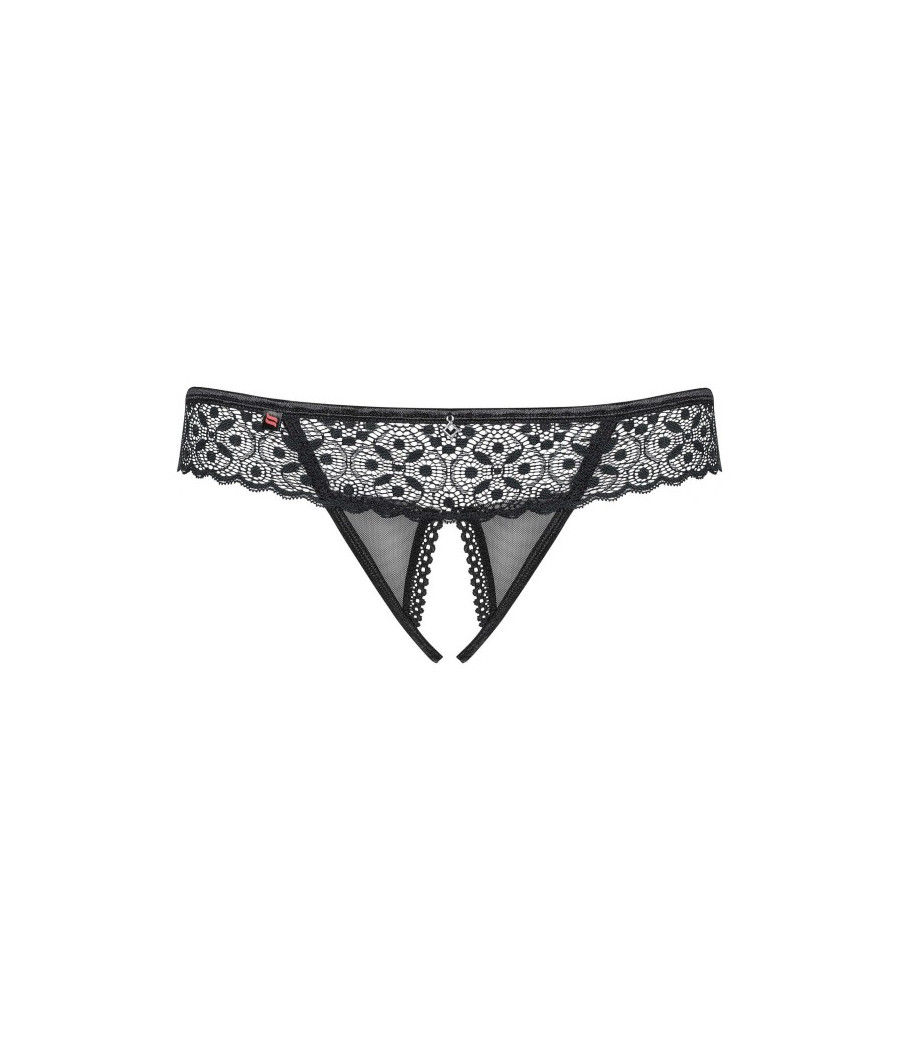 Shibu String ouvert - Noir