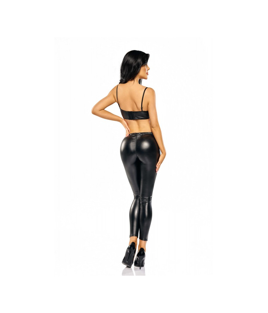 Carina ensemble pantalon et top - Noir