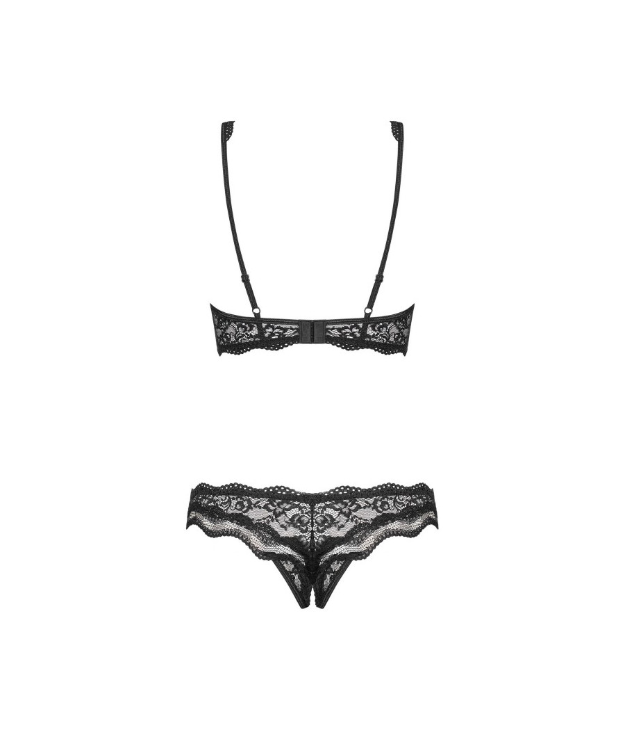 Luvae Ensemble ouvert 2 pcs  - Noir