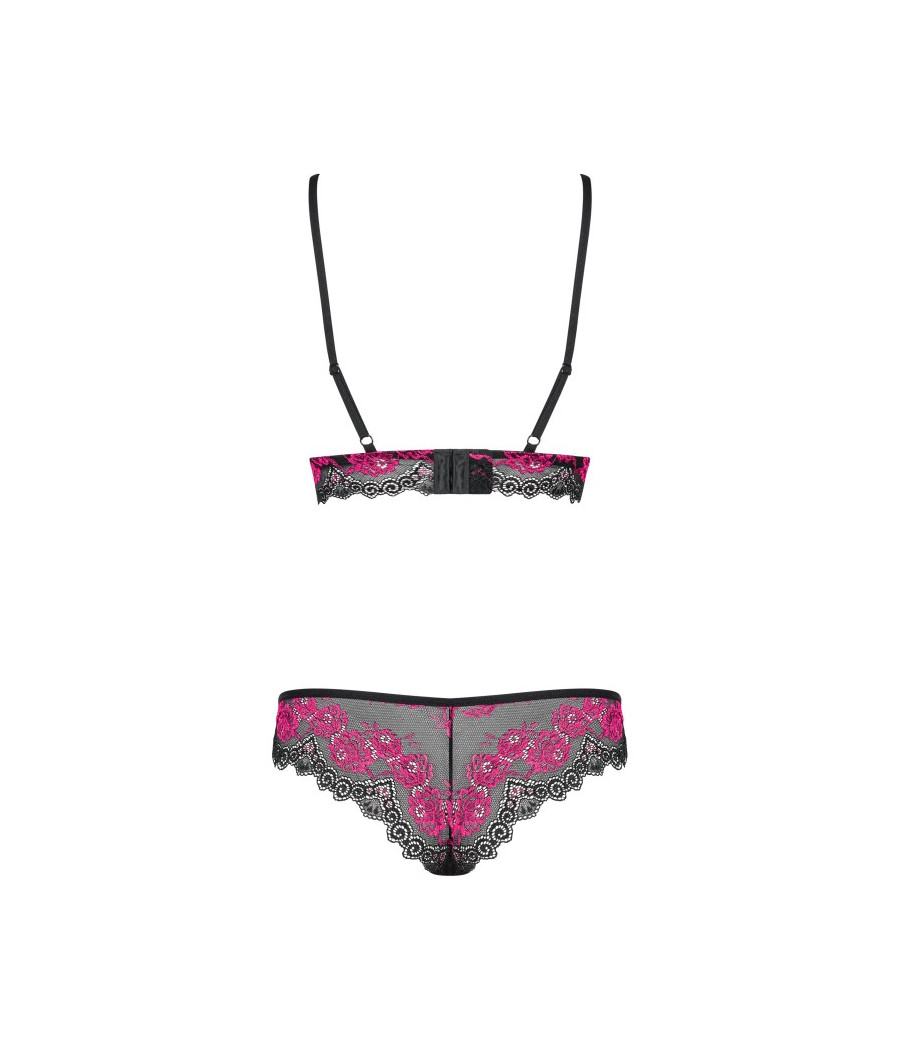 Tulia Ensemble 2 pcs - Noir et Fuchsia