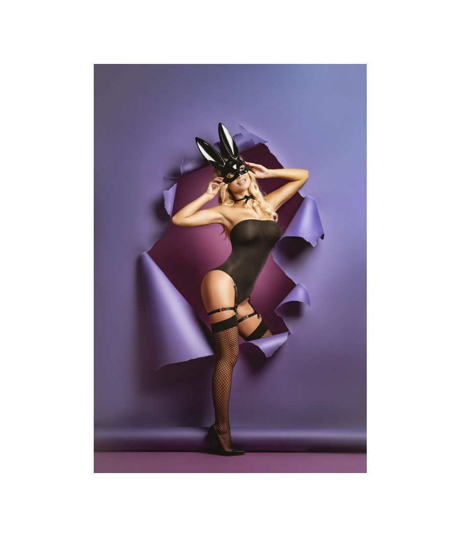Bunny Costume 4 pcs - Noir