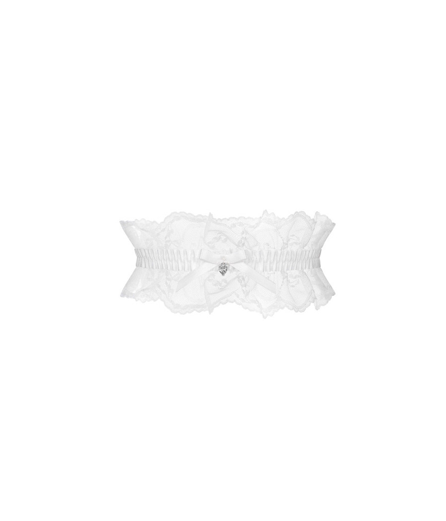 Weddya jarretière blanche