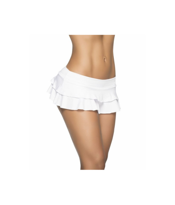 Jupette double fronce White 