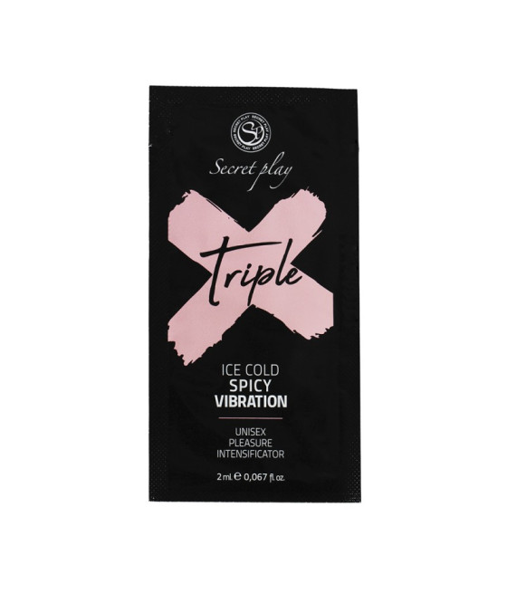 Monodose Triple X plaisir intensifiant 2ml 3659