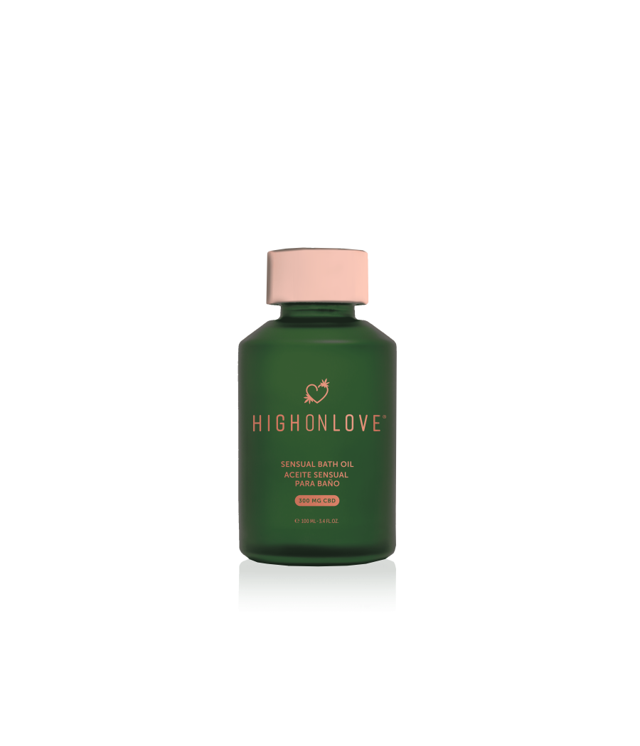 Huile de bain sensuelle avec 300 mg de CBD - 100 ml