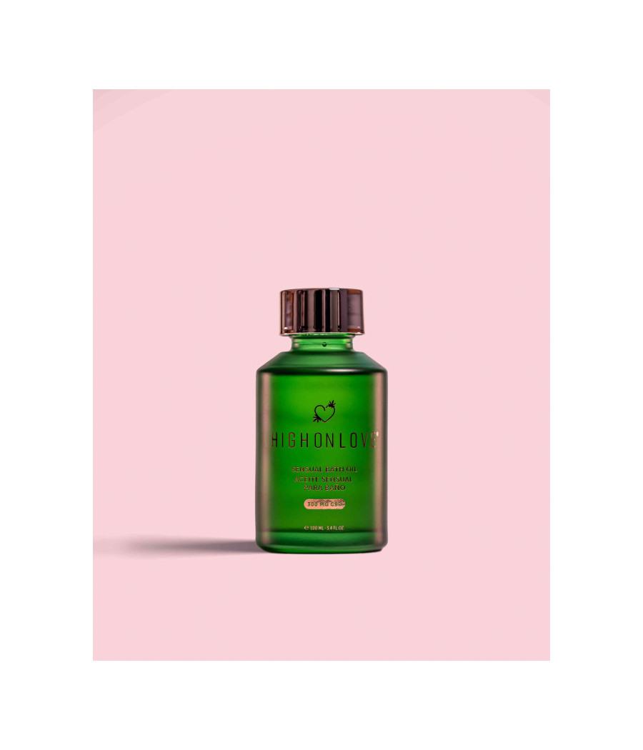 Huile de bain sensuelle avec 300 mg de CBD - 100 ml