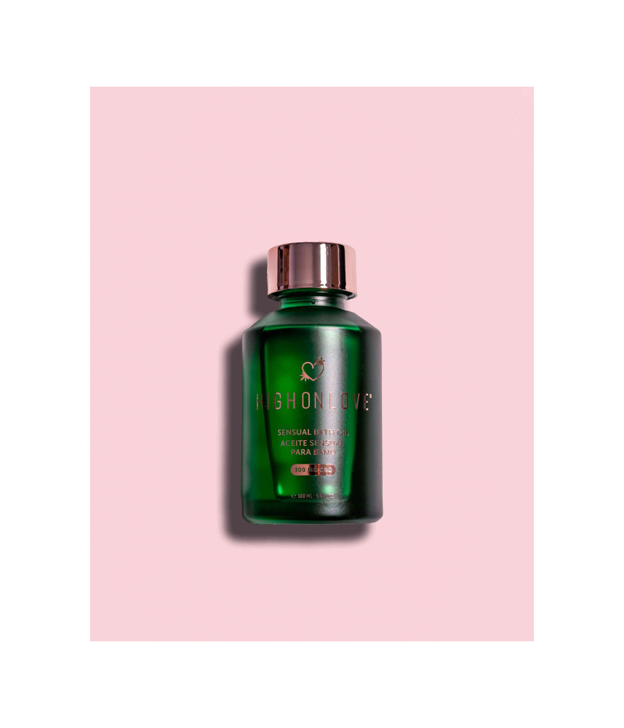 Huile de bain sensuelle avec 300 mg de CBD - 100 ml
