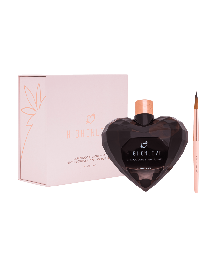Peinture corporelle végétalienne au chocolat noir - 100 ml