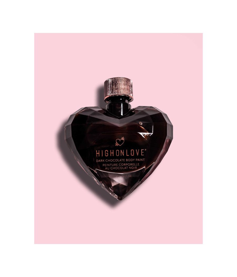 Peinture corporelle végétalienne au chocolat noir - 100 ml
