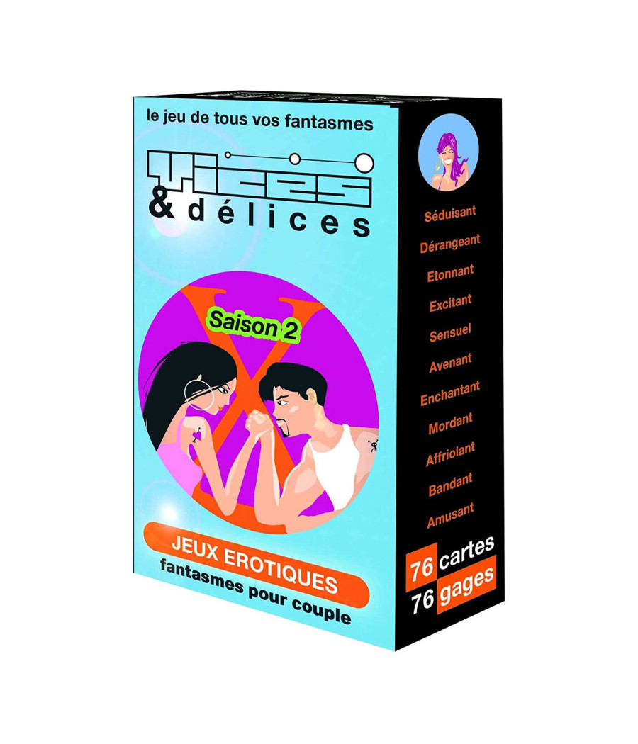Jeu de cartes Vices et Delices 2 - Saison 2 