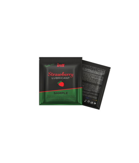 Echantillon Fraise lubricant - Lubrifiant base eau 2ml