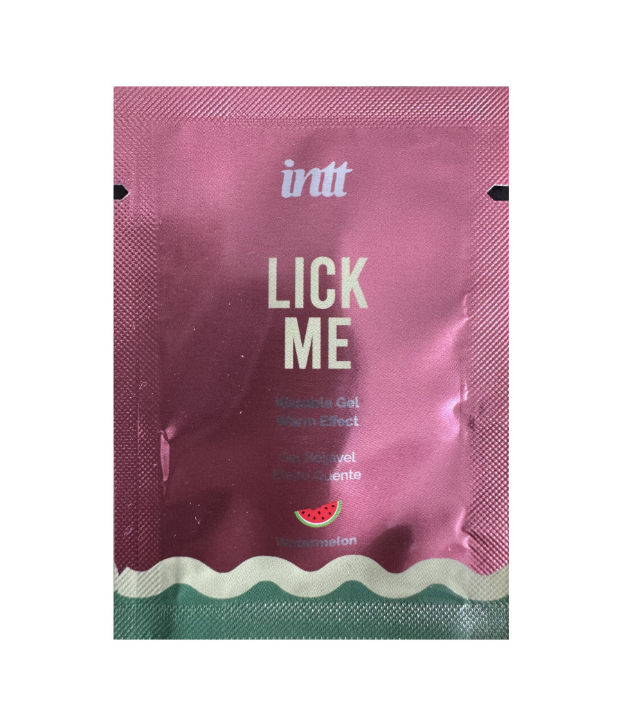 Echantillon Lick me Pastèque - Gel chauffant et embrassable 2ml