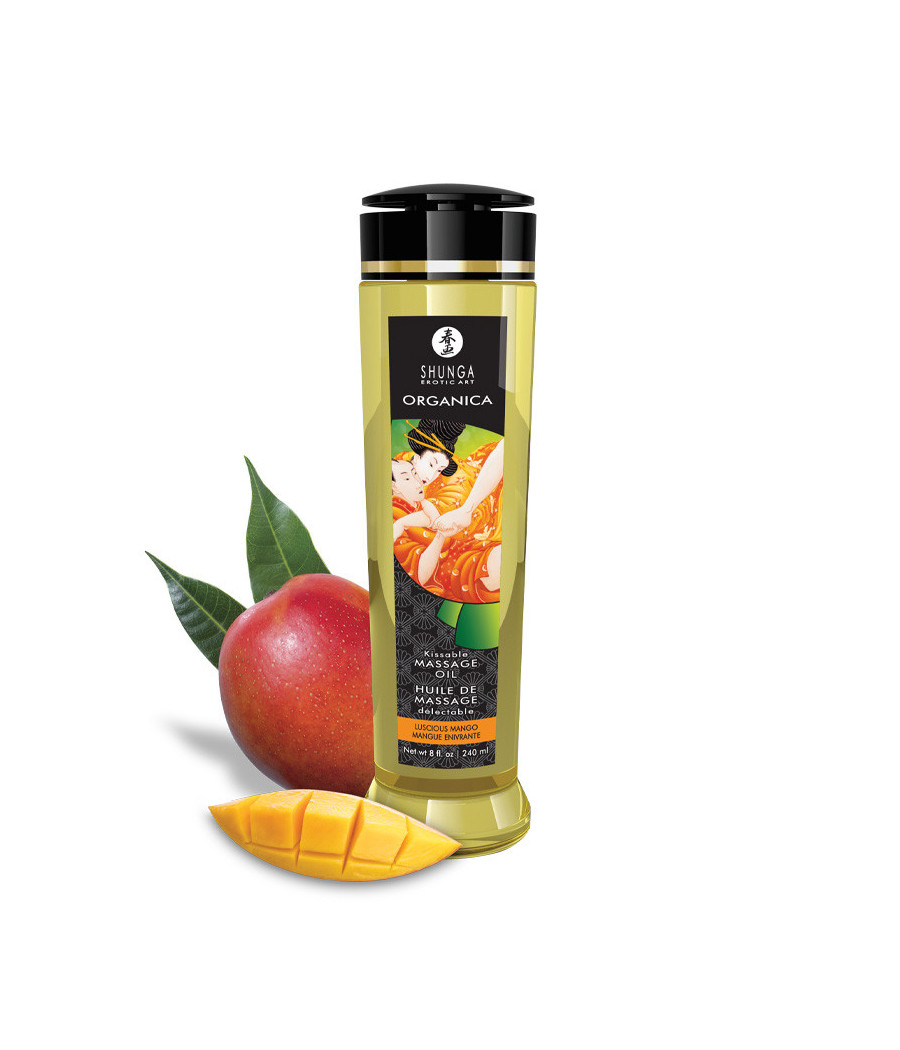 Huile de massage organique - Mangue - 240 ml
