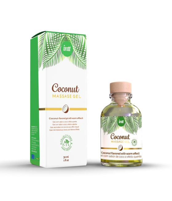 Vegan Massage gel noix de coco - Gel embrassable
