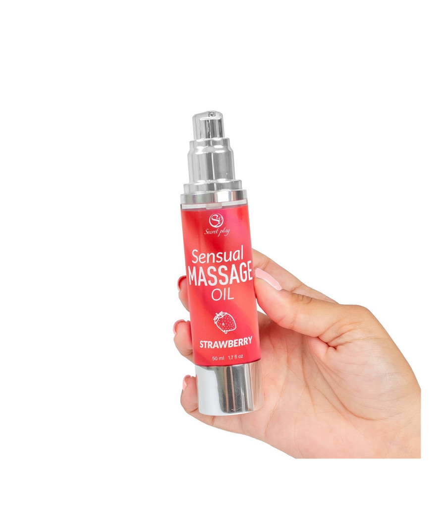 Huile de massage fraise 50 ml