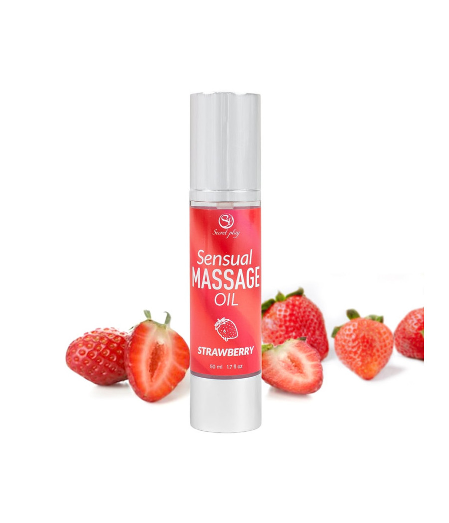 Huile de massage fraise 50 ml