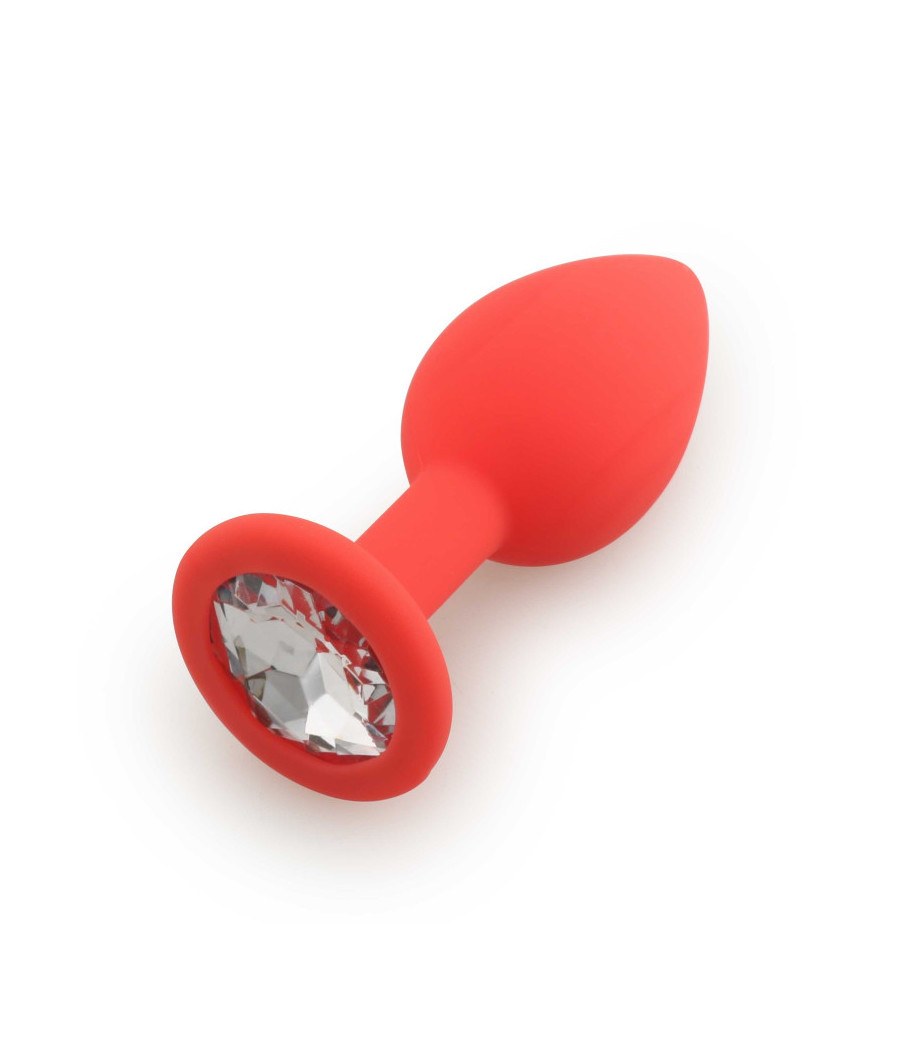 Plug rouge bijou cristal Small CHERRY 