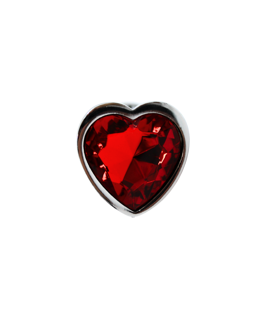 Plug bijou coeur en aluminium bijou rouge Small LOVELY