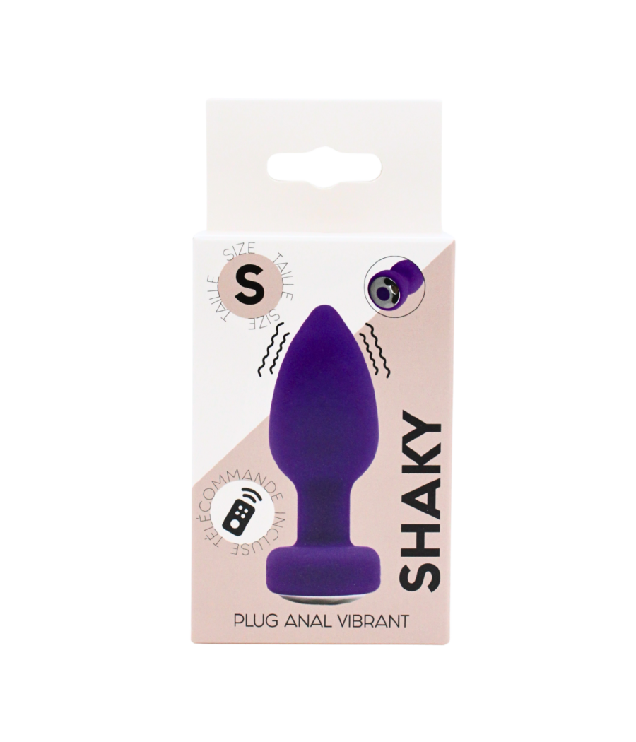 Plug Anal Vibrant Télécommandé SHAKY Violet