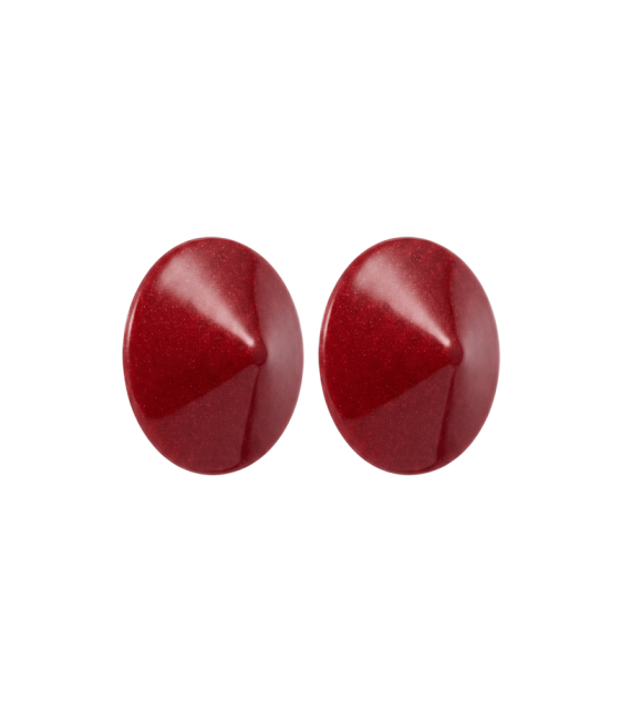 Nipple Métal rouge Cache tétons cône 