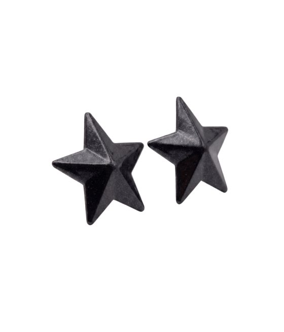 Nipple Métal noir Cache tétons d'étoile 