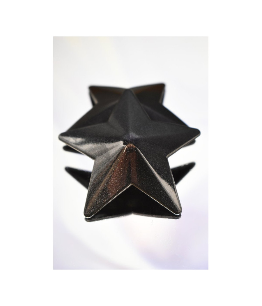 Nipple Métal noir Cache tétons d'étoile 