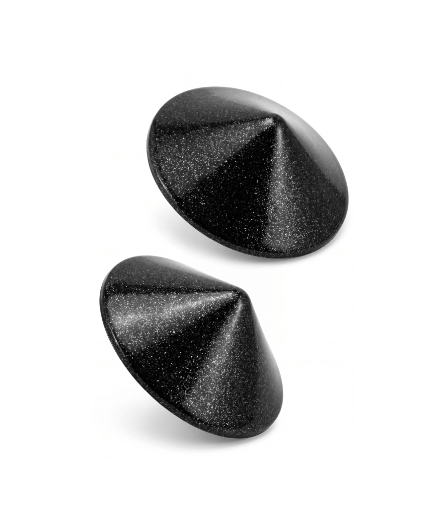 Nipple Métal noir Cache tétons cône 