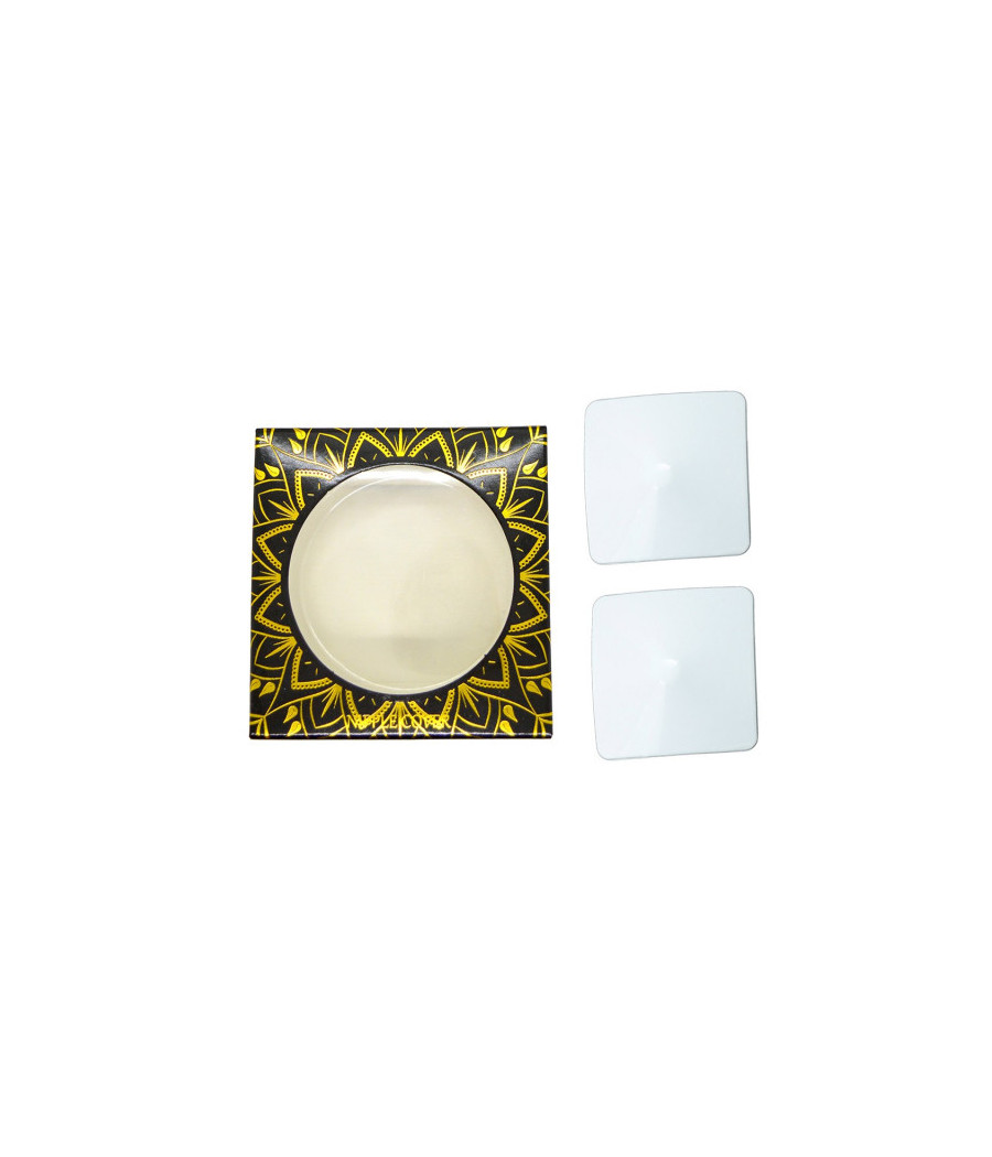 Nipple Métal blanc Cache tétons carré 