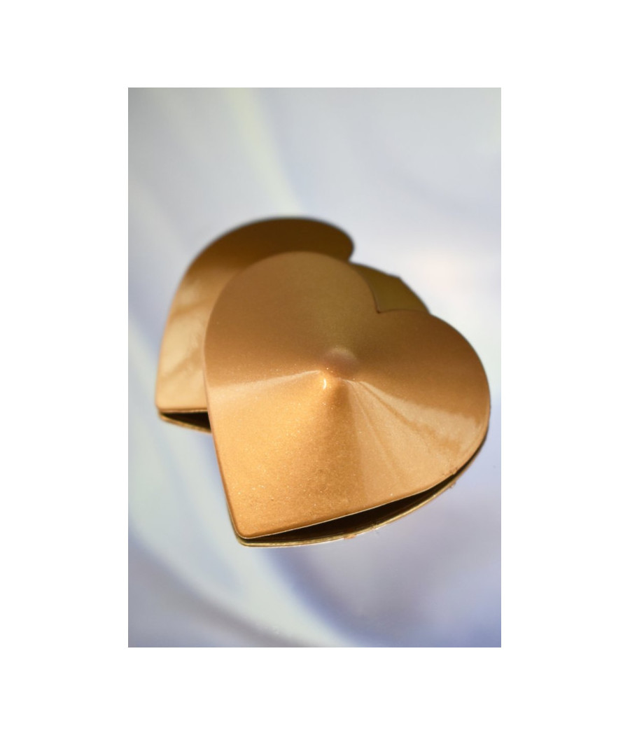 Nipple Métal doré Cache tétons cœur 